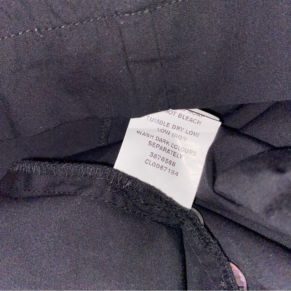 eshakti Black Pintuck Pleat Bib-Front Poplin Dress - Picture 6 of 16